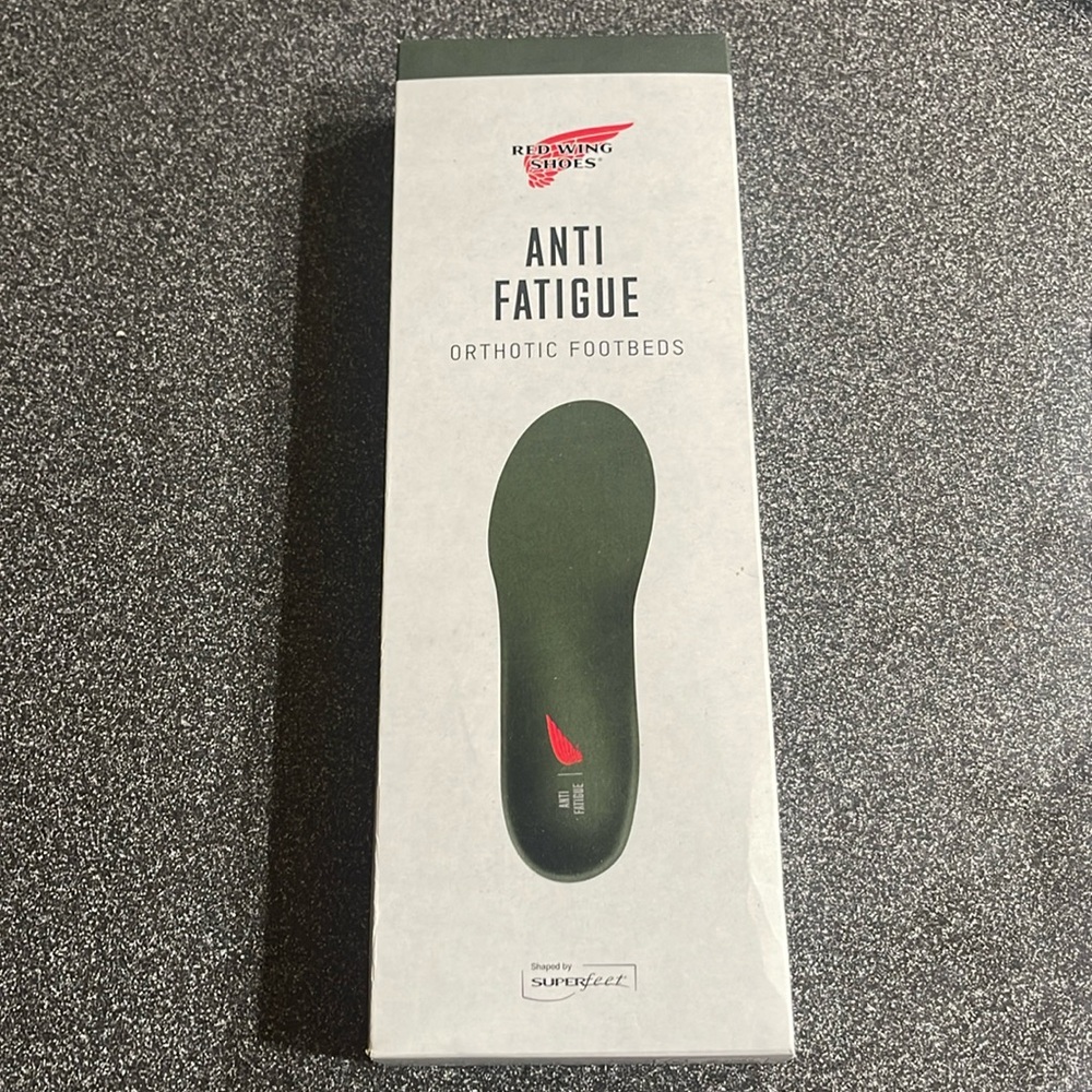 New in box Red Wing Shoes Insole Anti Fatigue Orthopedic Footbed Men Women Unix